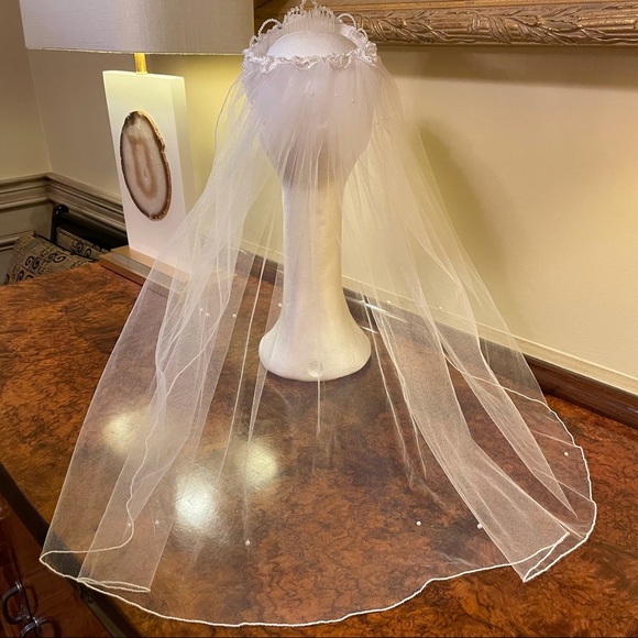 MORI LEE BALL GOWN SATIN WEDDING DRESS SIZE 6 - Picture 13 of 14